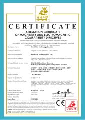 CE Certificate of CNC Lathe Machine certificate of ANHUI CITIE TECHNOLOGY CO., LTD. – certificate photo, supplier certificates section