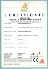 CE for Chain certificate from Chongqing Deso Lifting Co., Ltd.