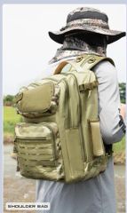 Outdoor Waterproof Fishing Bag Tackle Boxes Storage Bag with Rod Holders Multi-Functional Backpack for Fishing Equipment - Shuyang Nobelfull Import and Export Co., Ltd.
