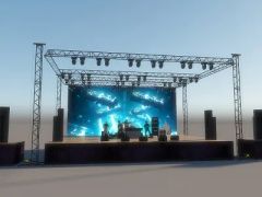 Aluminum Line Array Truss Stand Display for Event Equipment System - Image 3