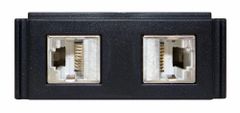 HPX-N102-SRJ45 Dual Shielded Cat6 Ethernet Module Brand AMX Color Black Packaging Type Box Model HPX-N102-SRJ45 Usage/Application - Image 1