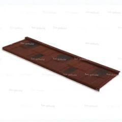 Kerala Anti-Corrosive Composite Stone Coated Metal Roof Tile Shape Arched Color Colorful Size 1340*420mm Lifespan - Image 3