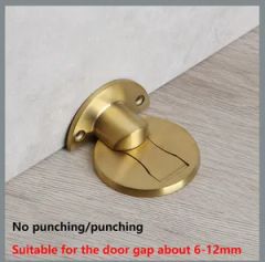 Golden Magnetic Catch Door Stopper Finish Gold Origin China Model NO. dg Trademark Degol Type Door Catch Punching - Image 1