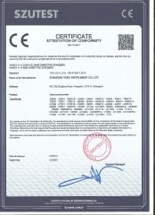 CE (spectrophotometer) certificate from Shanghai Yoke Instrument Co., Ltd.