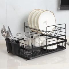 Kitchen Storage Holders Dish Rack Sets 3-5PCS Origin China Capacity 2tiers Shape Rectangular Folded Detachable HS Code 7909000000 - Image 5