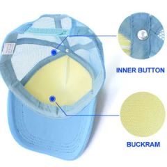 Wholesale Blue Sublimation Printing Baseball Polyester Cap/Hat - Image 5