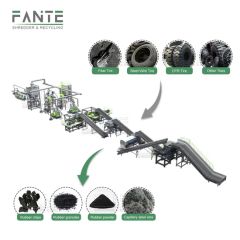 Rubber Powder Making Line Tire Recycling to Rubber Powder Plant Waste Tire Recycling Processing Machine Line - Image 4