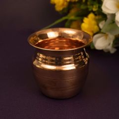 Capacity: 500 ml Copper Mini Lota Size Medium Design Plain Capacity 500 ml Material Copper Shape Cylindrical Usage/Application - Image 7