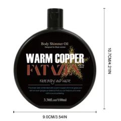 Shimmer Body Oil Organic Shimmering Oil Use Body Gender Female Sample Availabe Feature Tanning Trademark FATAZEN Specification - Image 6
