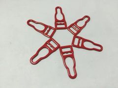 Nylon Coated Garter Suspender Clips MOQ 100PCS Stock Stock Style as Show Material Nylon Color Customize Element Fashion Model NO. SY-H001 - Image 1