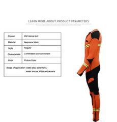 Factory Supplier Water Rescue Neoprene Wet Suit Full Body Diving Suits - Image 6