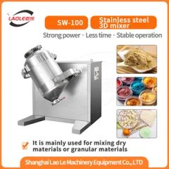 Sw 100 Full Automatic Commercial Three Dimensional Milk Powder Mixer Chemical Mixing Machine - Shanghai Lao Le Machinery Equipment Co., Ltd.