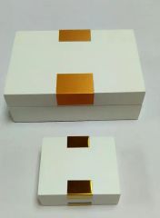 White Matt Jewelry/Storage Wooden Box - Image 2