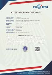 CE certificate of Hangzhou Longwin Industry Limited – certificate photo, supplier certificates section