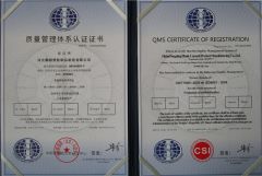 ISO9001-2008 certificate of HEBEI FUSHENG DECORATION NEW MATERIAL CO.,LTD – certificate photo, supplier certificates section