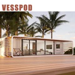 Tiny House Container Coffee Shop Container Coffee Shop Barber Shop Prefab House - Qingzhou Vessel Housing Technology Co., Ltd.