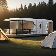 Prefab Space Capsule House with Bed Cabin Hotel Container Home Sleep Pod Outdoor Capsule House for Resort Accommodation Project - Shandong Mars Cabin Technology Co., Ltd.