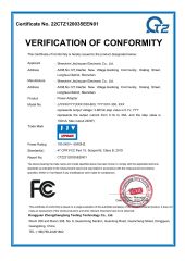 FCC certificate from Shenzhen Jiajiayuan Electronic Co., Ltd.