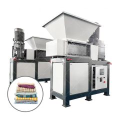 Double Shaft Small Industrial Used Metal Cardboard Shredder Machine Mini Paper Document Shredder - Image 3