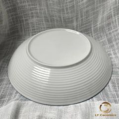 12 75 Rice Pasta Fuirt Plate Soup Bowl Healthly Pad Printing Porcelain Ceramic Kitchenware Tableware - Image 6