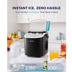 Efficient Compact Portable Ice Maker Machine for Home Kitchen Countertops - Image 3