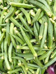 fresh organic lady finger okra – product photo 2, product detail gallery