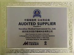 Audited Supplier certificate from Novalion Medical Instrument Co., Ltd.