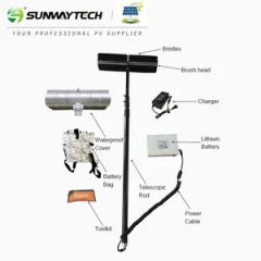 Good Service Sunway Best Price Power Optimizer Tool Solar Panel Cleaning Machine C21-7200 Solar Panel Rotating Brush for PV Panels Clean Solar - Image 4