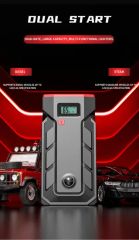 Powerful 12V Car Jump Starter with Built-in Flashlight and Compass - Image 5