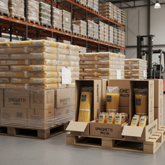 Spaghetti Pasta Made From Pure Wheat With 98% Quality Assurance For Large Scale Food Production - Image 3
