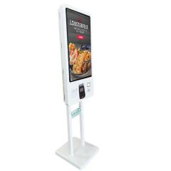 22 Inch Touch Screen Self Service Payment Ordering Kiosk for Supermarket - Image 3
