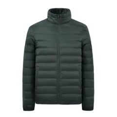 Winter Warrior Insulated Down Jacket with Elevated Collar Design - Image 1