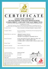 CE Certificates certificate from Mujia Automation Technology (Shanghai) Company Limited