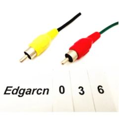 High Fidelity RCA Audio Video Cable for Crystal Clear Sound Origin China Brand Edgarcn HS Code 8544422900 Sheath Material PVC - Image 1