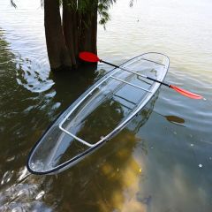 Hot Selling Transparent PC Boats for Two Person/Single Hand Rowing Water Play Activity - Image 2