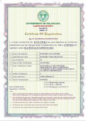 Our Certifications certificate from KVM Infra