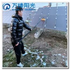 24-FT Water-Fed Pole Solar Panel Cleaning Kit Manual Water-Spray Photovoltaic Cleaning Brush - Wuxi Wanlv Intelligent Technology Co., Ltd