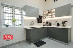 Modular Kitchen Material Wooden Warranty 5 Years Appearance Modern Hardware Brand Hettich Delivery Period 45 days Finish 2mm Acrylic - Image 4