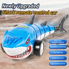 RC Monster Truck for Boys 6-12 Year Old 360°Rolling Turns & Slides with Lights Cool Outdoor Toys Birthday Gift for Boy Kids Gifts Remote Control Shark Toy Car - Shantou S-Partner Toys Co., Ltd.