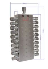 Custom Logo High Quality Dspp Lubrication Distributor Module Distribution Valve for Progressive Lubrication System - Image 4