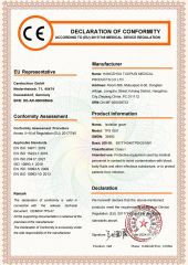 CE of Isolation gown certificate from Hangzhou Tuopusi Medical Products Co., Ltd.