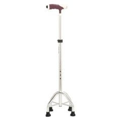Crutches Aluminum Alloy 4-Leg Medical Luxury Walking Stick Cane - Image 1