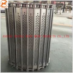 Metal Conveyor Chain Plate Slat Steel Hinged Belt - Image 6