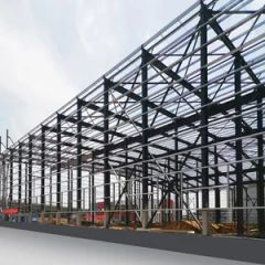 Steel Structure Houses, Large Warehouse Buildings, Factory Buildings, Processing and Customization, Hot Rolling Process Specifications. - Image 1