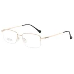 Original Design Square Eye Glasses Male Transparent Acetate Titanium Spectacle Frames - Image 4