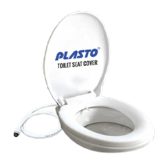 Polyplastic Plasto Oval Seat Cover Shape Oval Color White Brand: Plasto Durability High Surface Finish Glossy Operation Mode - Radhika Sanitations
