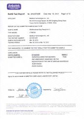Rohs Test Report certificate from BestSub Technologies Co Limited