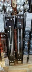 Wooden Railing Pillars Size 3 INCH Material Wood Color ALL COLOUR Finishing POLISHED Period 21ST CENTURY Shape ROUND AND - Image 4