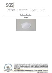 Color fastness test for bra cup certificate from Foshan Casland Garments Co., Ltd.