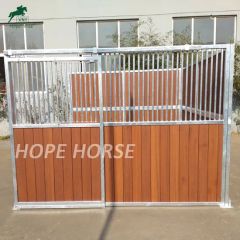 Hot DIP Galvanized Equine Equipment Steel Internal Horse Stable Stall with Sliding Door - Image 3
